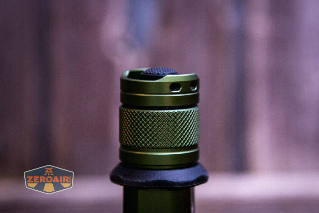 JETBeam M37 Pro flashlight lanyard holes