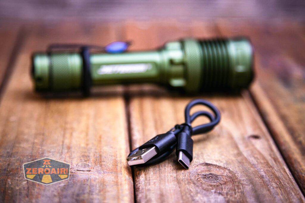 JETBeam M37 Pro flashlight charging cable