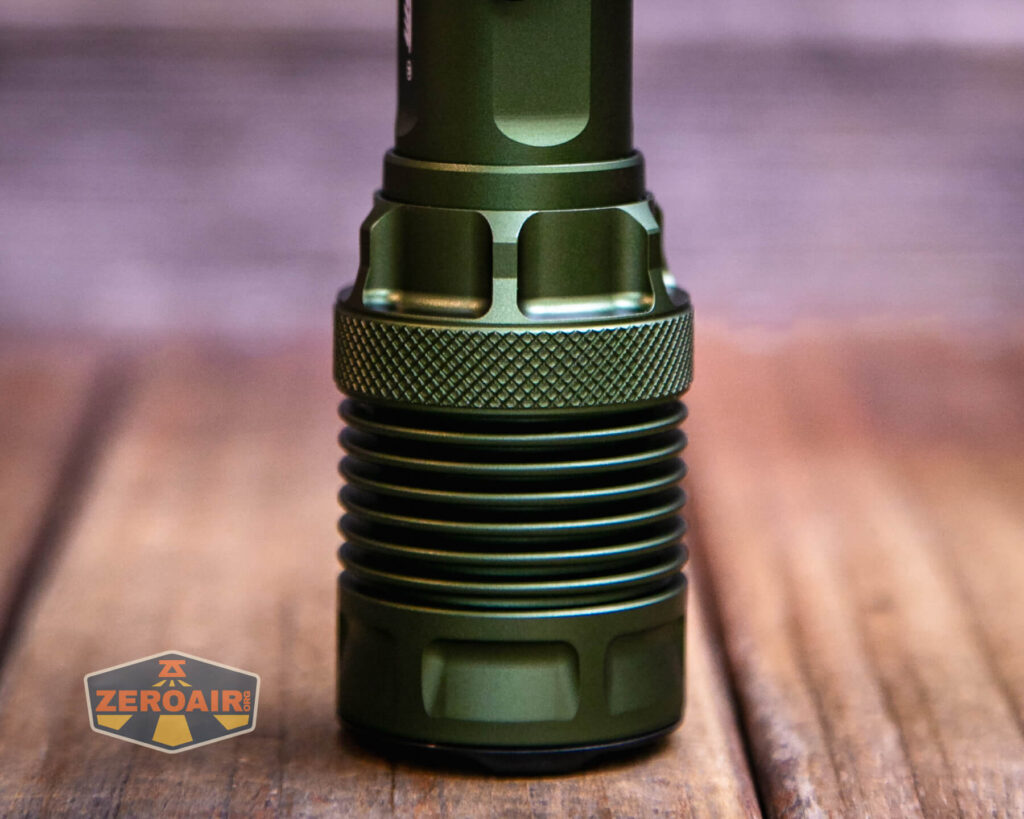 JETBeam M37 Pro flashlight charging port closed