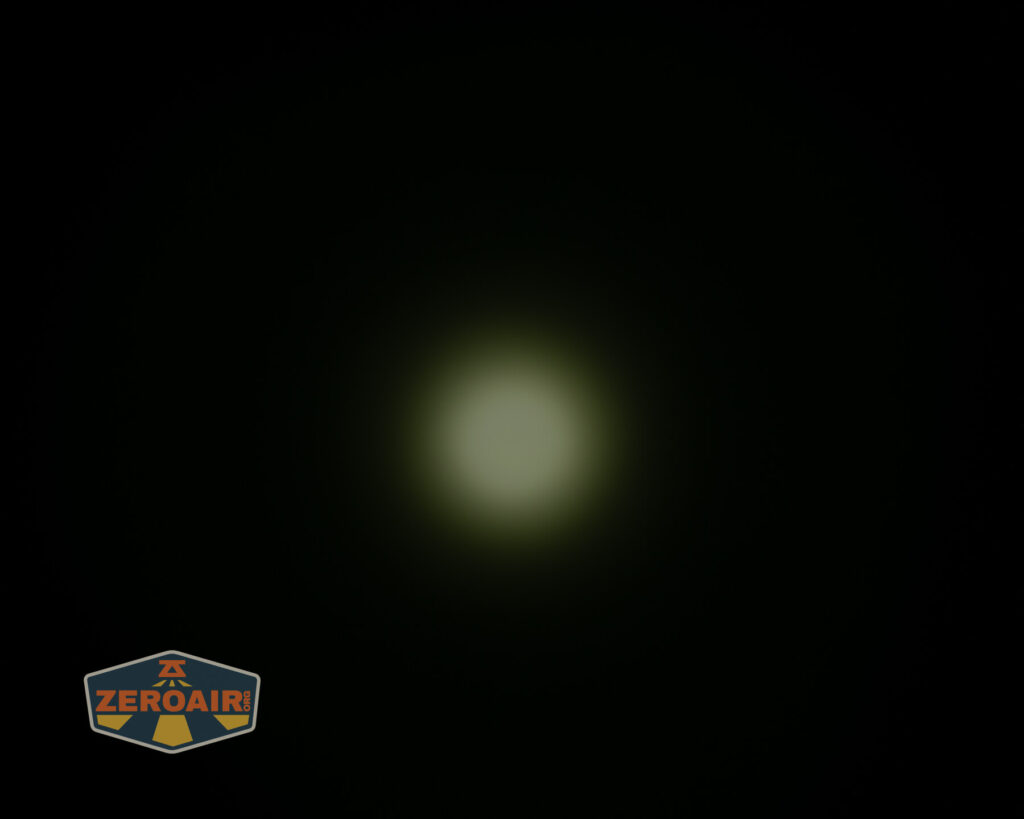 beamshots on ceiling