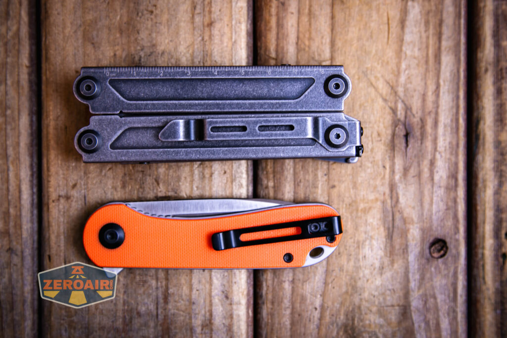 Nextorch Pioneer MT20 multi-tool compared to Civivi Elementum in orange