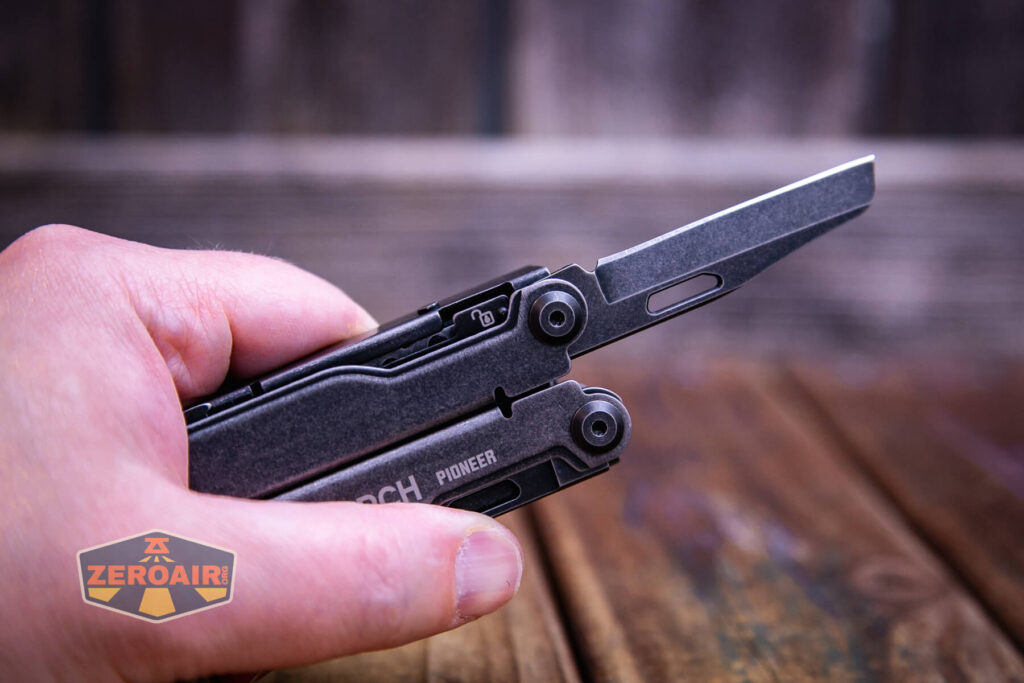 Nextorch Pioneer MT20 Multi-Tool showing lock icon