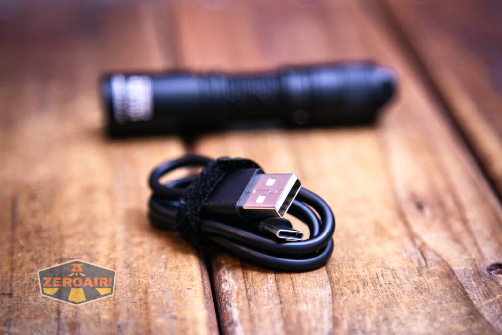 Nitecore MT1A Pro EDC flashlight charging cable