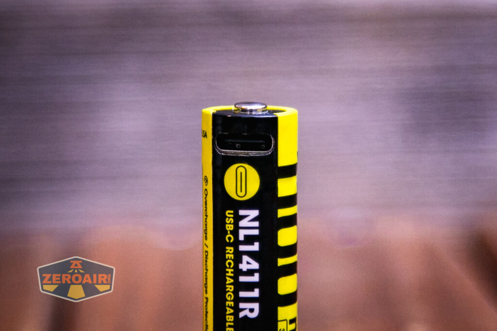 Nitecore MT1A pro flashlight usb-c charging port