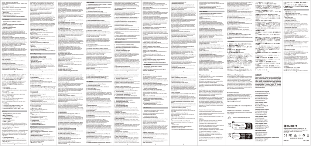 olight perun 3 headlamp manual