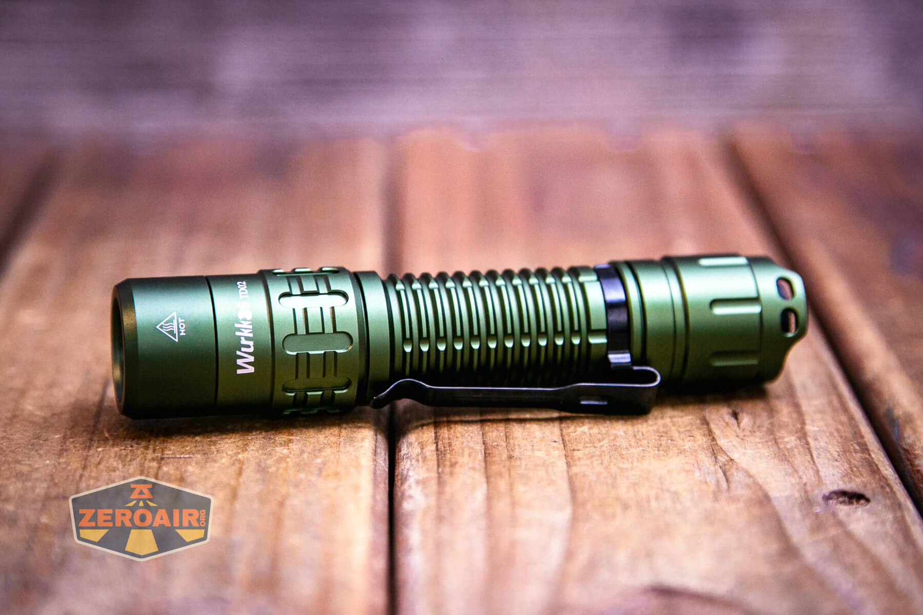 Wurkkos TD02 Green Flashlight Review - ZeroAir Reviews