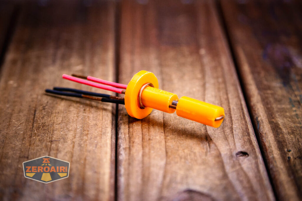 synthetic runtime tests jig with heat shrink