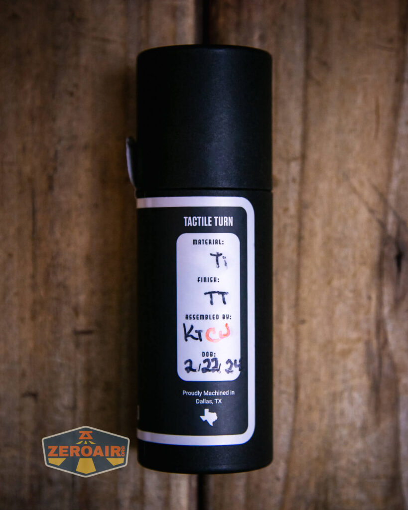 Tactile Turn Apollo flashlight tube