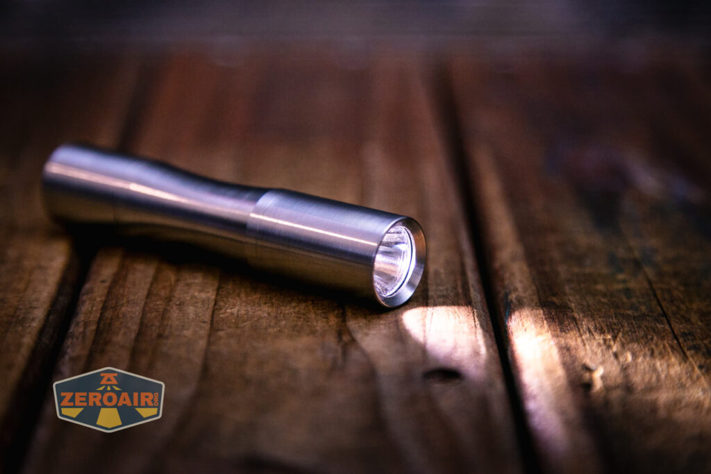 Tactile Turn Apollo flashlight emitter on and reflector