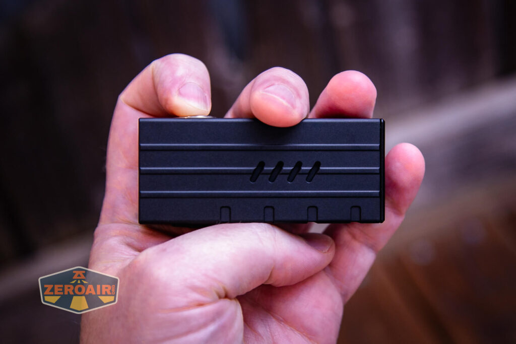 Vastlite Sima flashlight in hand