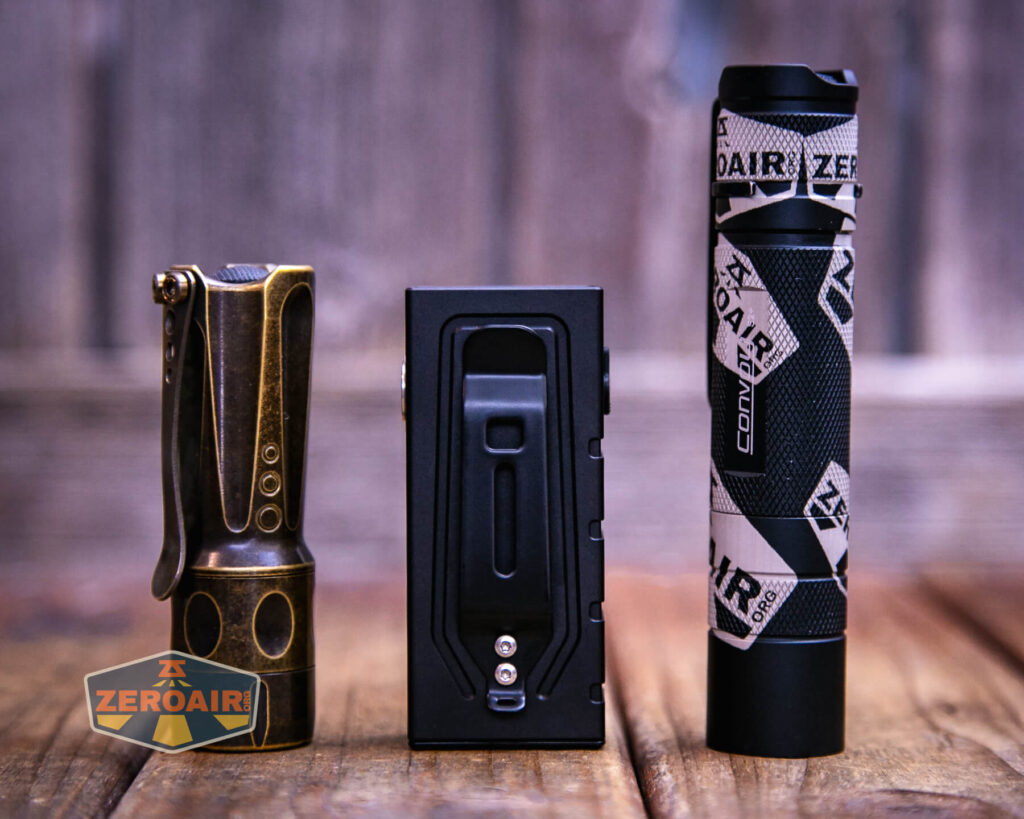 Vastlite Sima flashlight with two standard sized flashlights