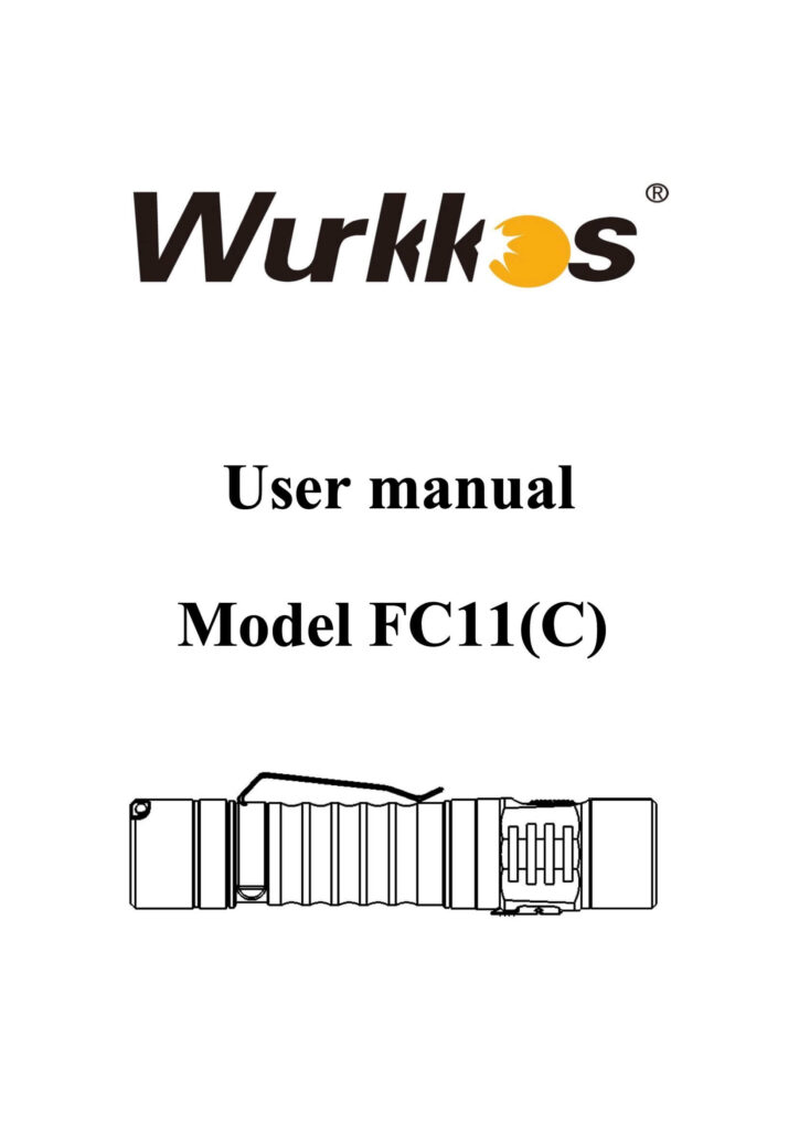 Wurkkos FC11C Halloween flashlight  manual