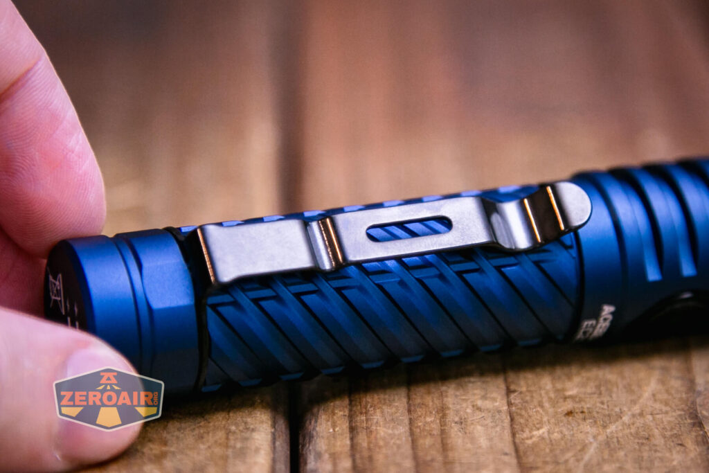 Acebeam EC20 Multi-light Source EDC flashlight pocket clip