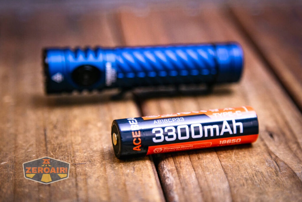 Acebeam EC20 Multi-light Source EDC flashlight included 18650