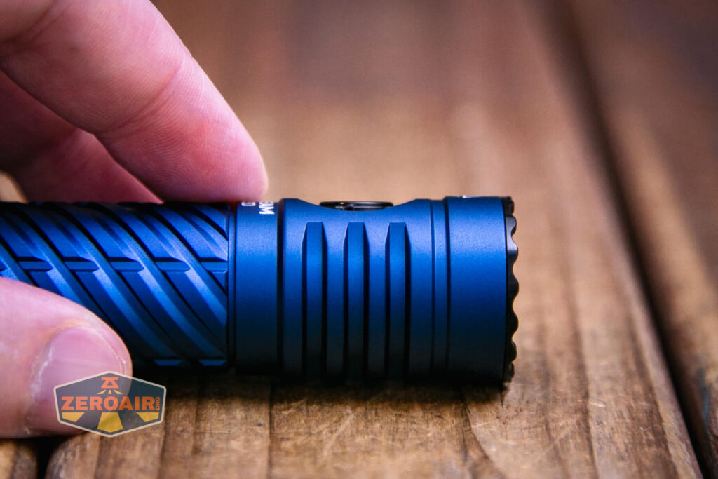 Acebeam EC20 Multi-light Source EDC flashlight e-switch profile