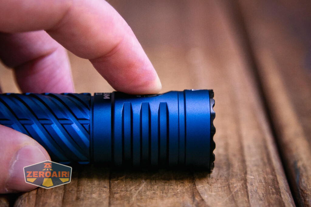 Acebeam EC20 Multi-light Source EDC flashlight e-switch actuation