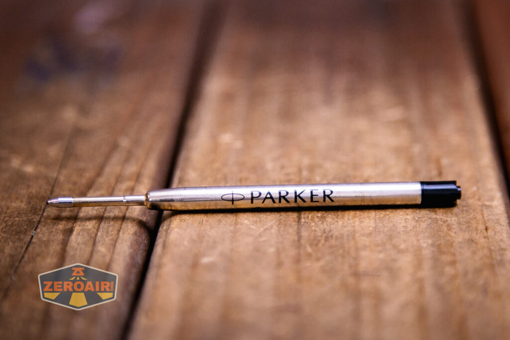 Aerocrafted Retract Click Small Pen Parker refill