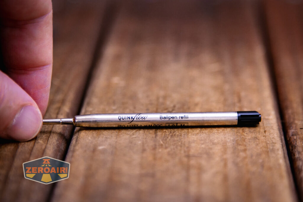 Aerocrafted Retract Click Small Pen Parker refill