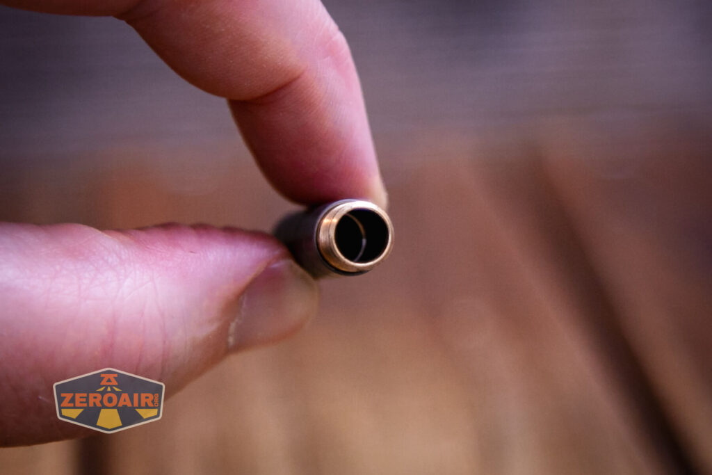 Aerocrafted Retract Click Small Pen bronze parts