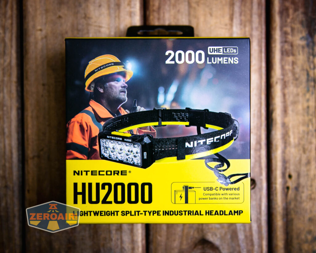 Nitecore HU2000 headlamp box