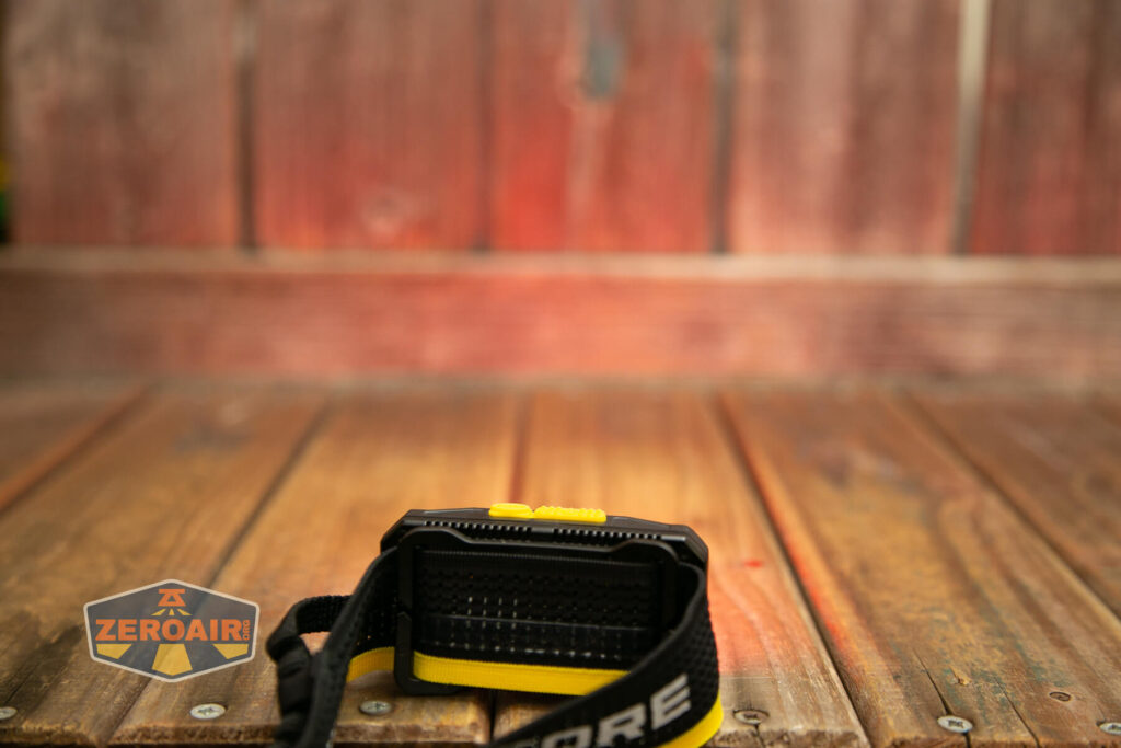 Nitecore HU2000 headlamp emitter array on