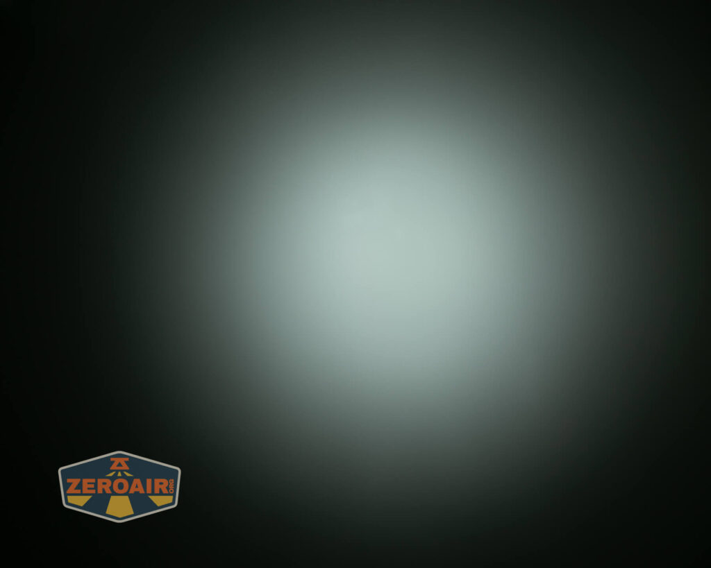 beamshots on the ceiling