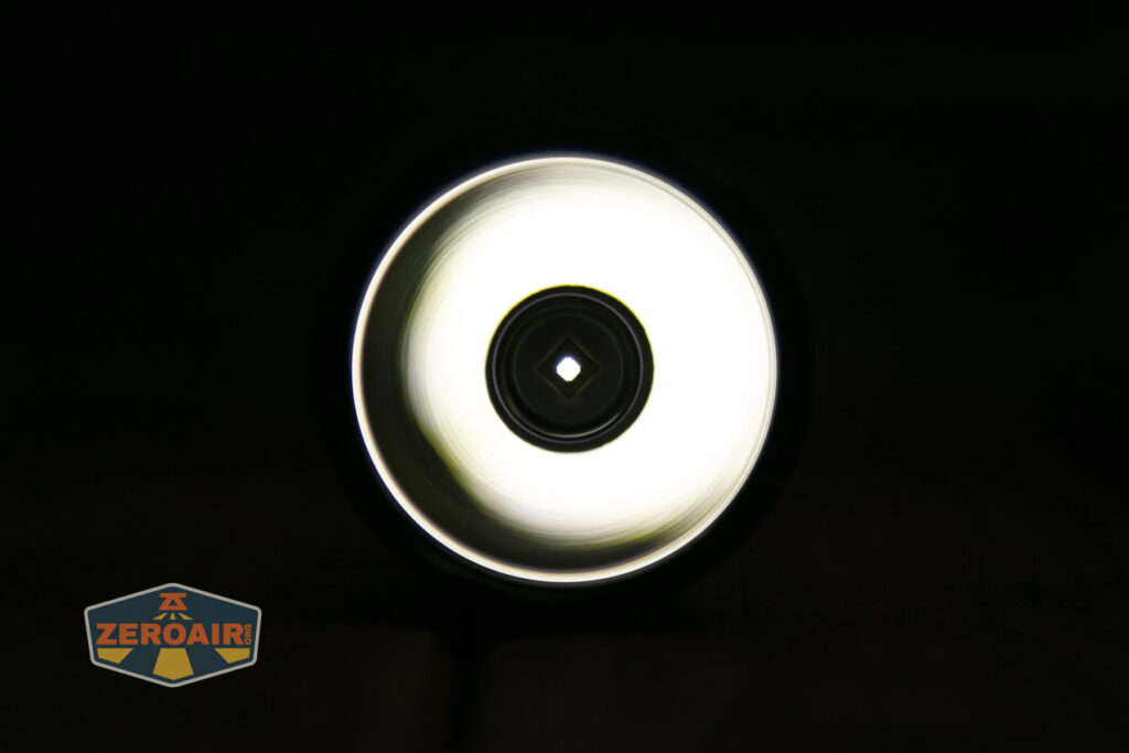 Skilhunt EC500 Coyote neutral white flashlight emitter on