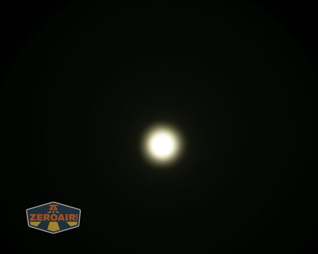 beamshots on ceiling