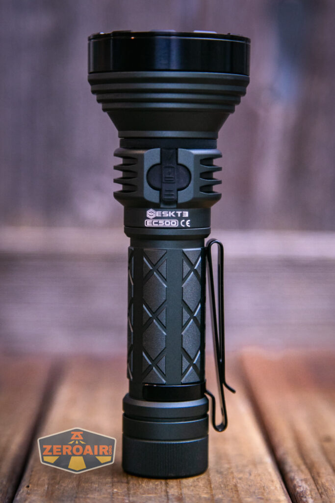 Skilhunt EC500 warm white flashlight showing all sides