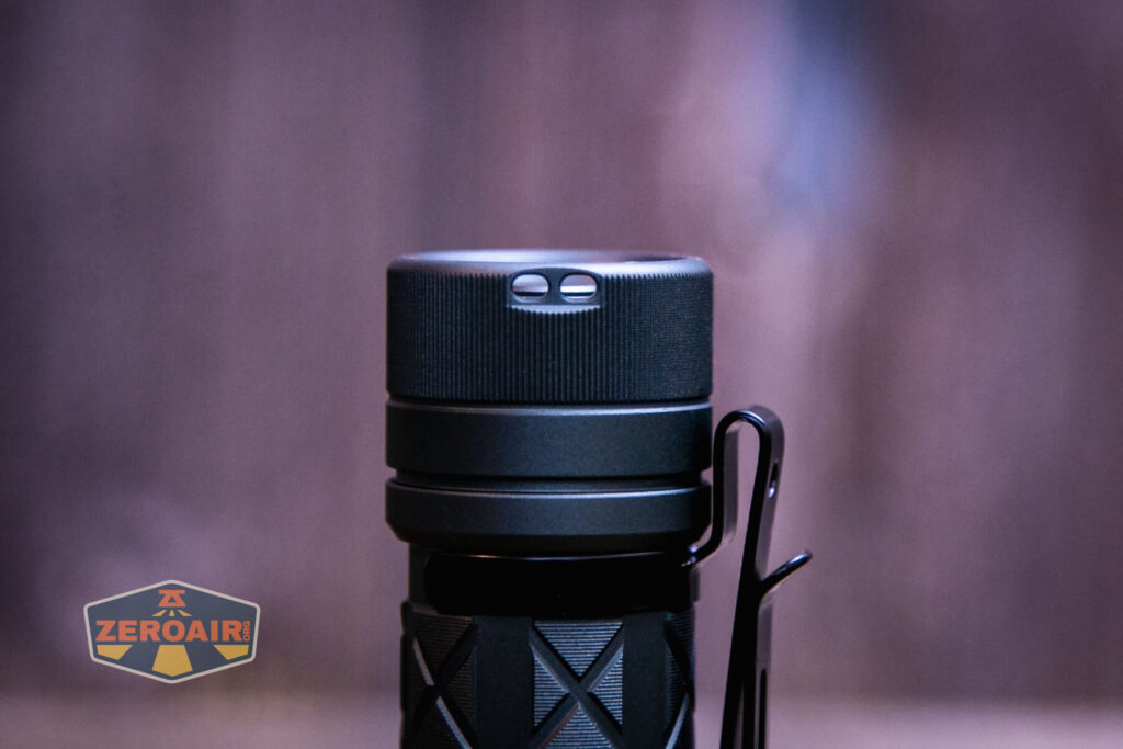 Skilhunt EC500 warm white flashlight lanyard holes