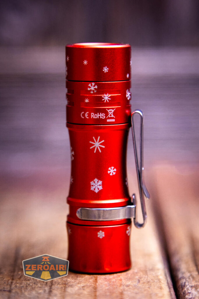 Wurkkos TS10 SG flashlight showing all sides