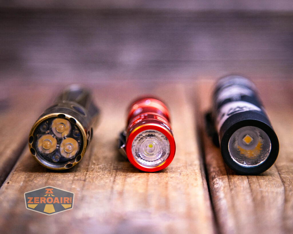 Wurkkos TS10 SG flashlight with standard lights