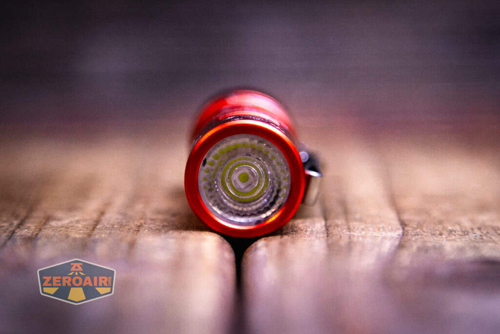 Wurkkos TS10 SG flashlight emitter and TIR