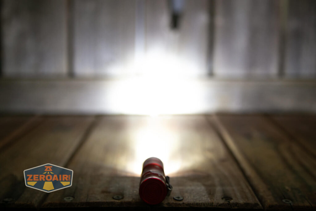 Wurkkos TS10 SG flashlight emitter on