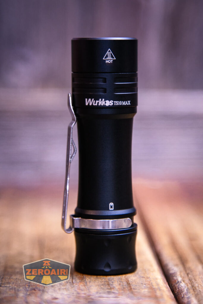 Wurkkos TS10 MAX flashlight showing all sides