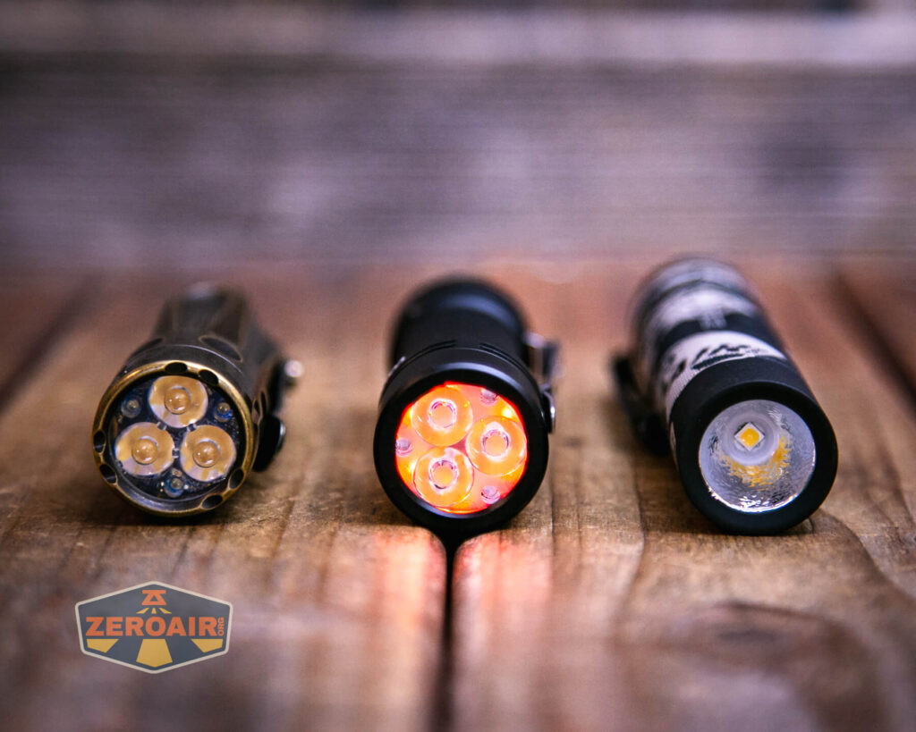 Wurkkos TS10 MAX flashlight with standard lights