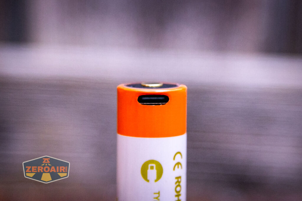 Wurkkos TS10 MAX flashlight included 18650 charging port