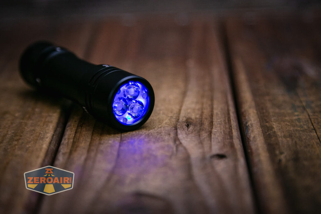 Wurkkos TS10 MAX flashlight selection of RGB output options