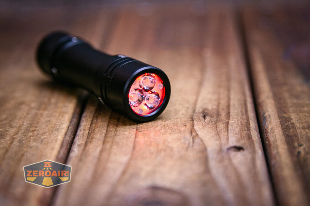 Wurkkos TS10 MAX flashlight selection of RGB output options