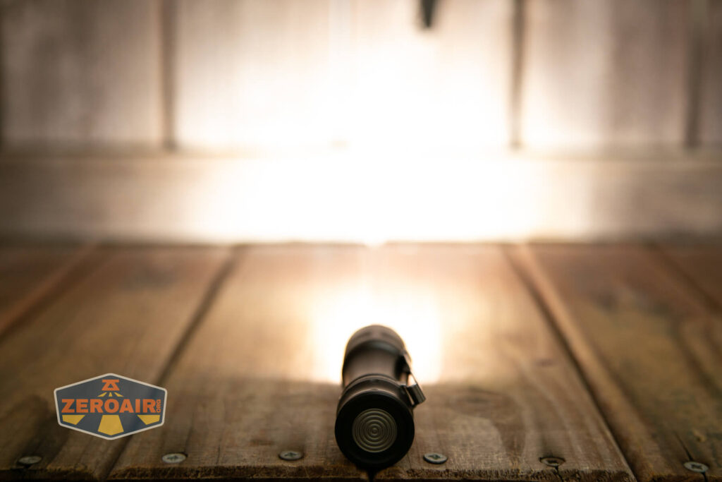 Wurkkos TS10 MAX flashlight emitters on