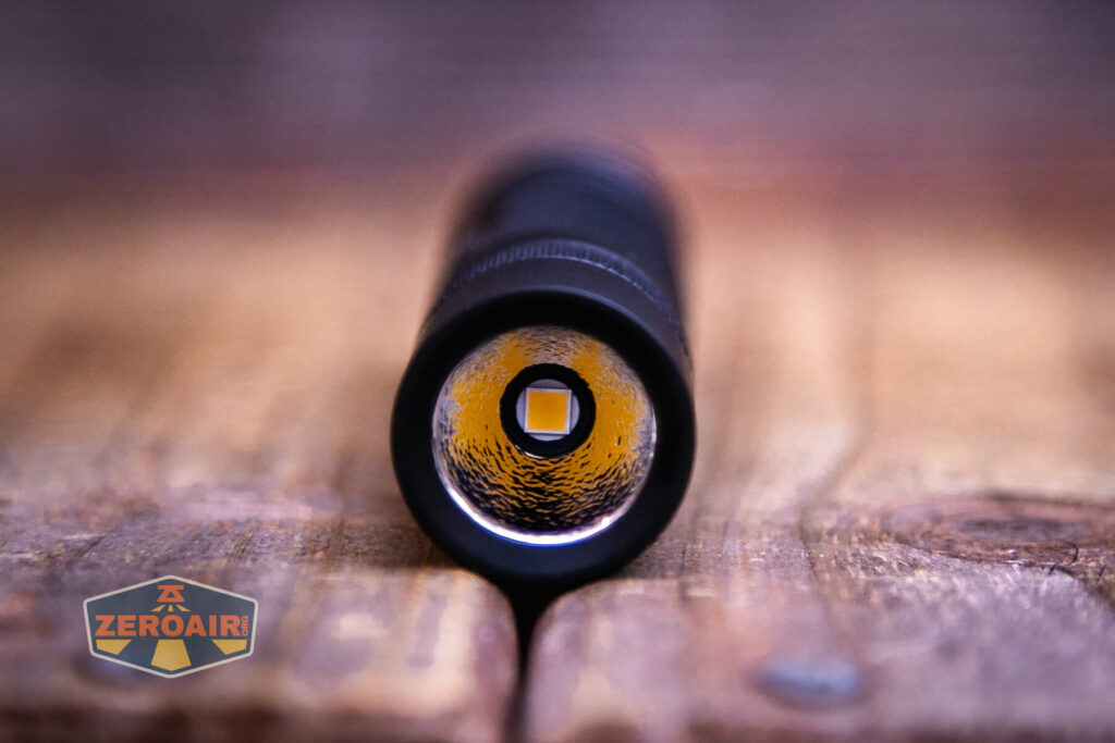 Convoy S2+ B35AM flashlight emitter and op reflector