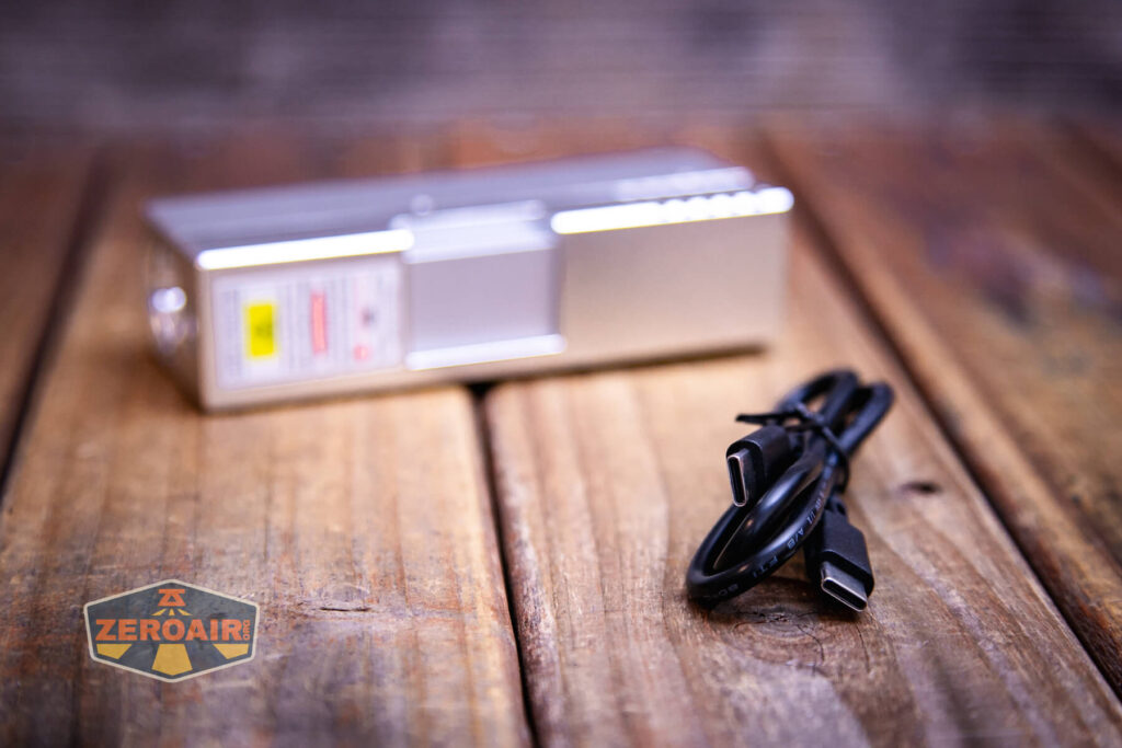 Cyansky Vanguard flashlight charging cable