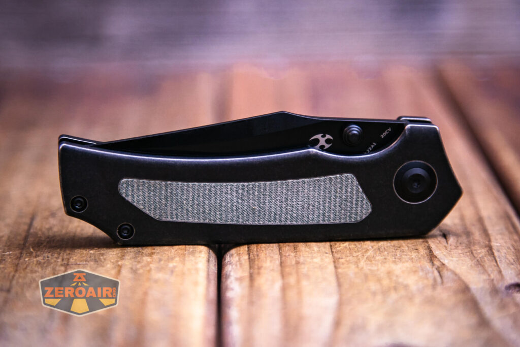 Kansept Fermi knife closed opposite clip side view