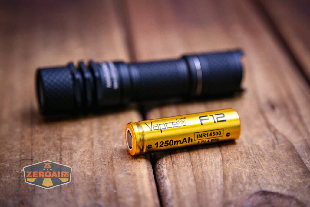 Maratac Mini LEP Cosmos flashlight with 14500 cell