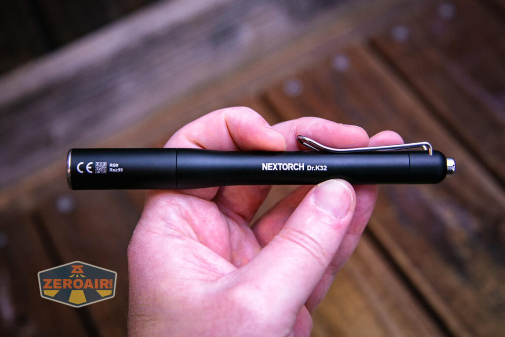Nextorch Dr.K32 Medical penlight in hand