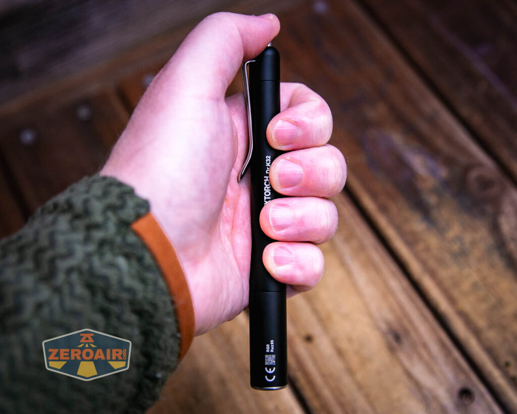Nextorch Dr.K32 Medical penlight in hand