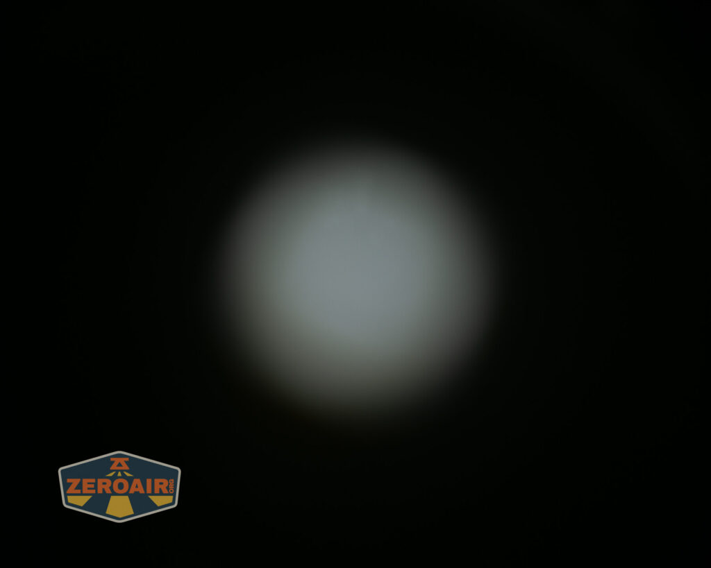 beamshots on ceiling