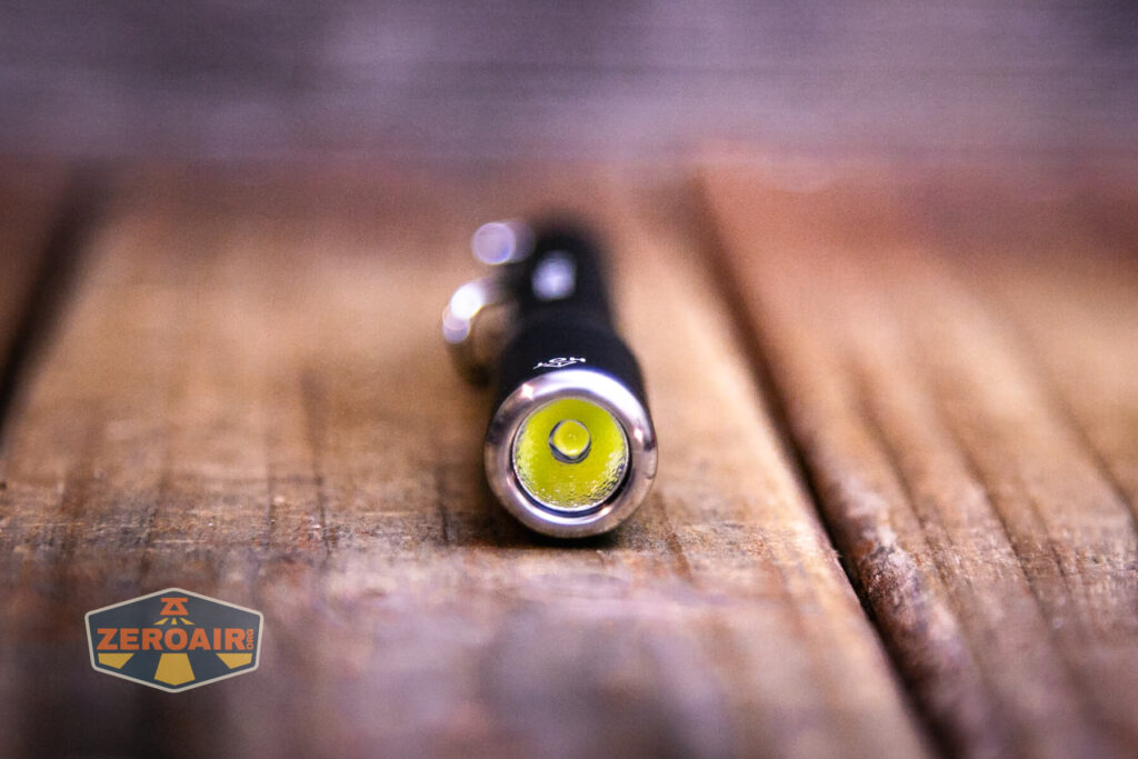 Nextorch K30 penlight emitter detail