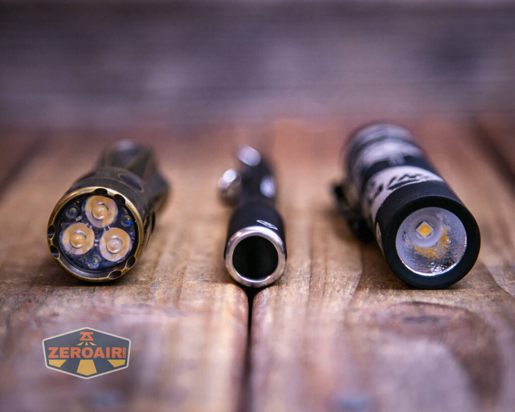 Nextorch K33 UV penlight with two standard sized flashlights