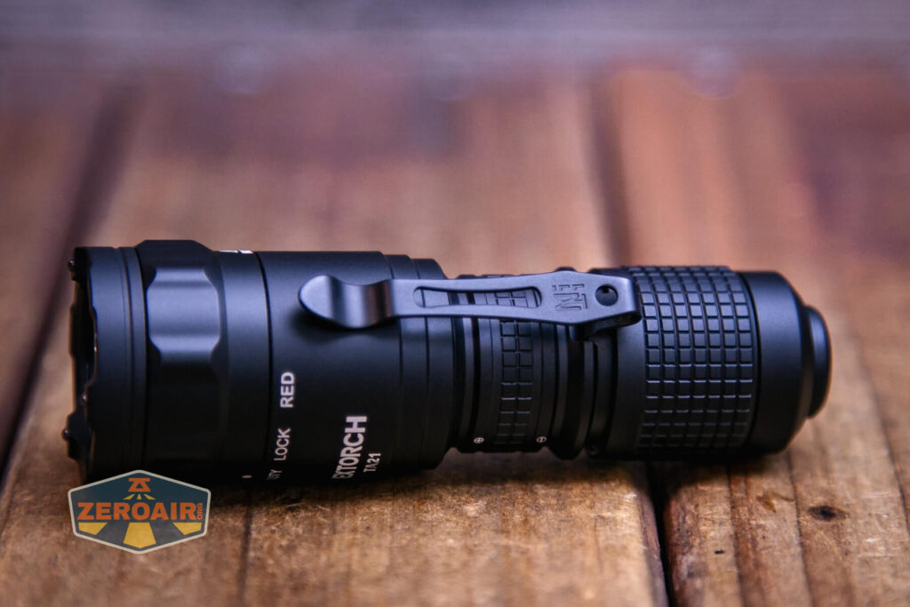 Nextorch TA21 portable tactical flashlight pocket clip